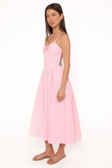 Venice Midi Dress - Pink