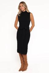 Wembley Midi Dress - Black