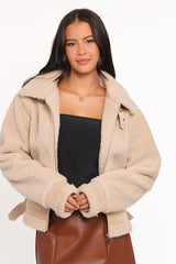 Winslow Fleece Jacket - Taupe
