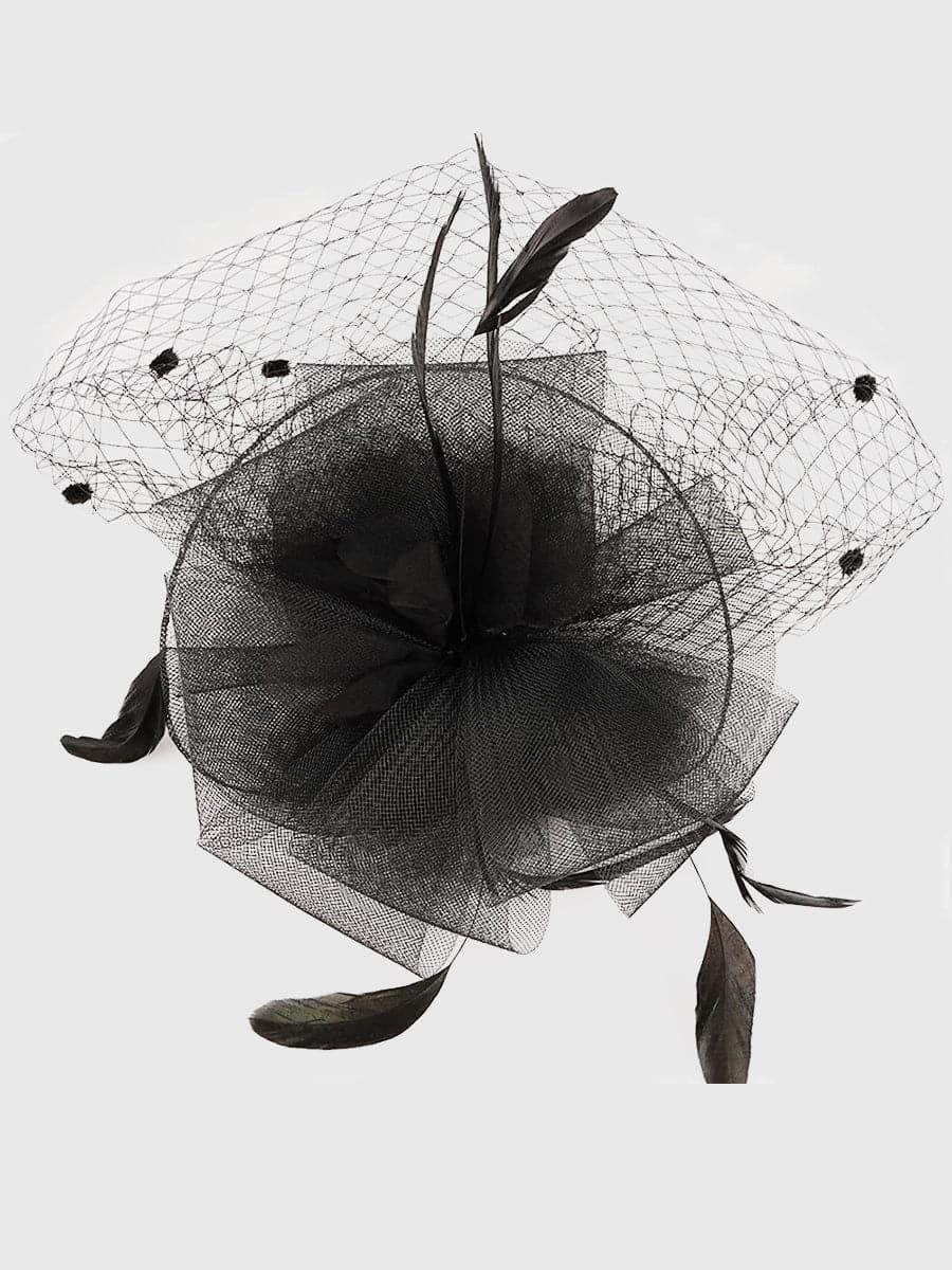 Pretty Net Yarn Headwear Veil Tea Party Dress Hats MTS0011