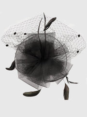 Pretty Net Yarn Headwear Veil Tea Party Dress Hats MTS0011