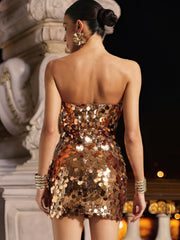 Ava Sexy Strapless Bodycon Party Dress