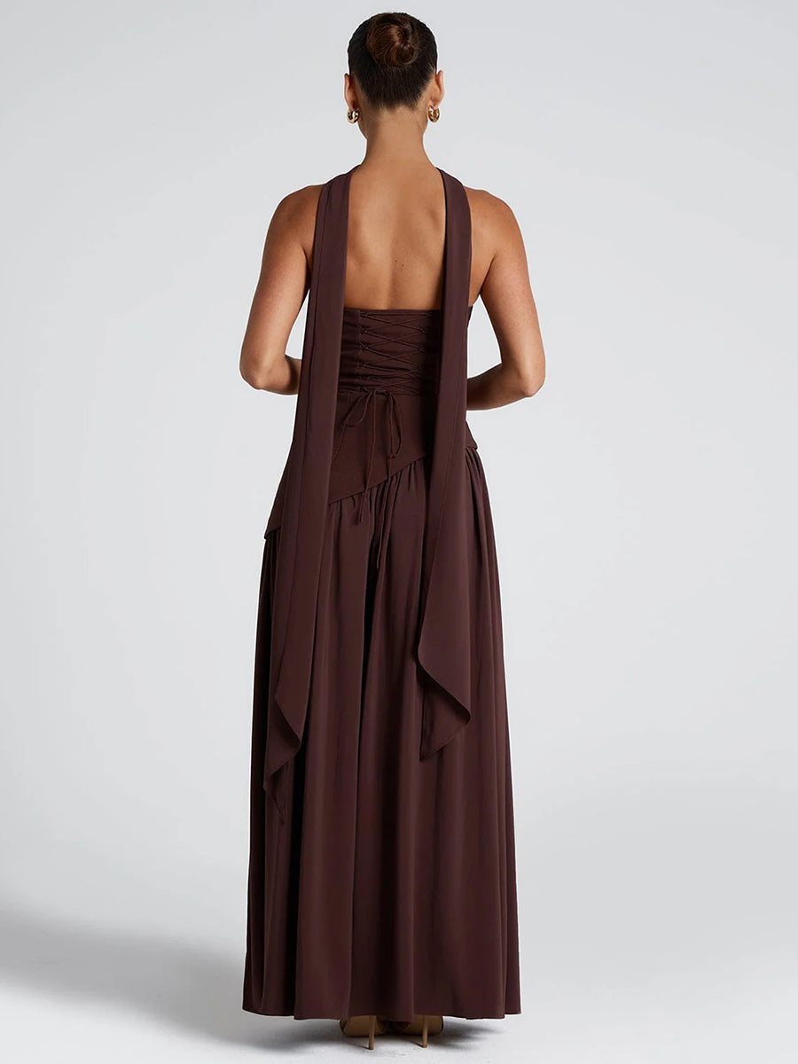 Strapless Asymmetric Waist Prom Dress XF251318
