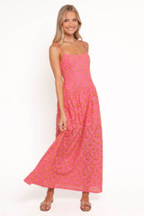 Sonny Maxi Dress - Pink/Orange