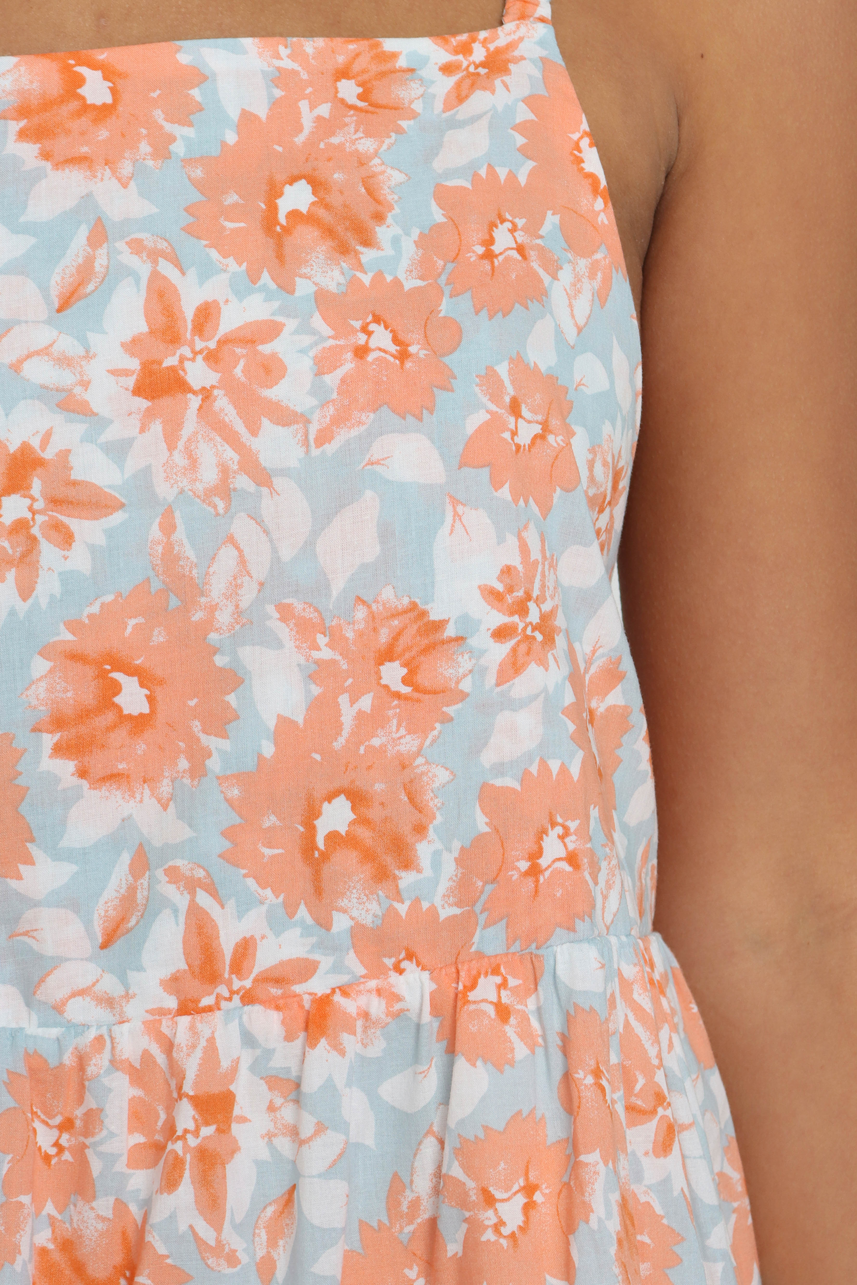 Tawo Dress - Orange Floral
