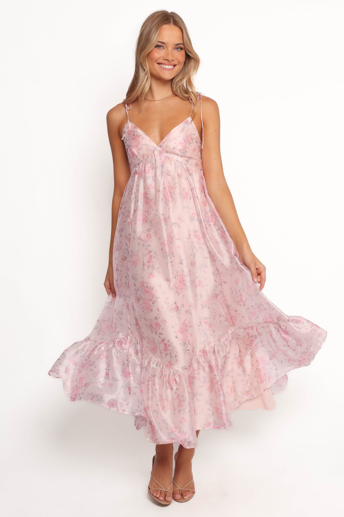 Xanthe Maxi Dress - Pink Floral
