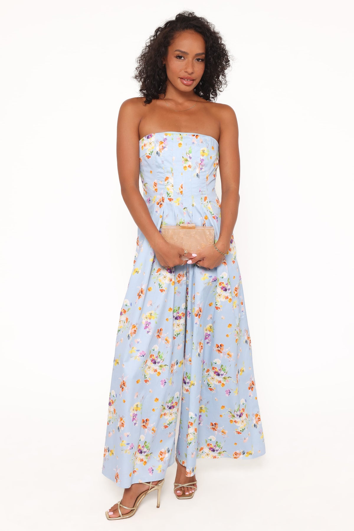 Wren Jumpsuit - Cornflower Blue Floral